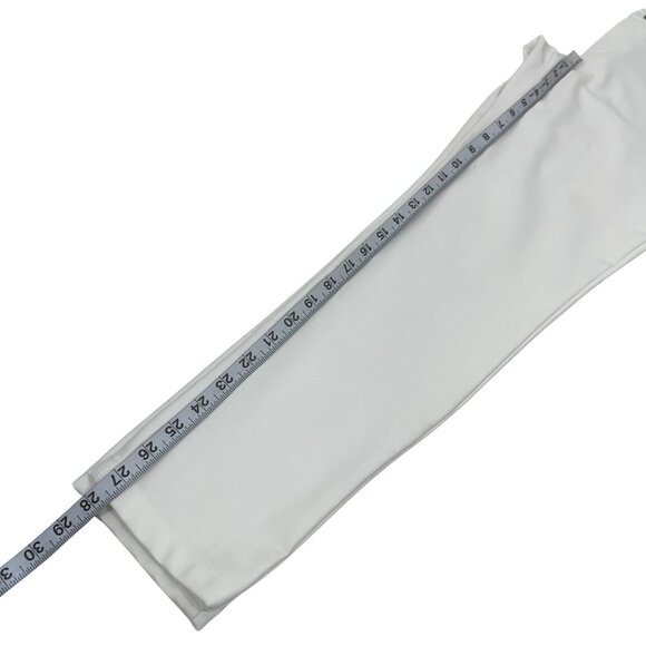 Karl Lagerfeld Paris Womens Slim Fit 3 Buttons High-Waisted White Pants Size 8 - Picture 7 of 12